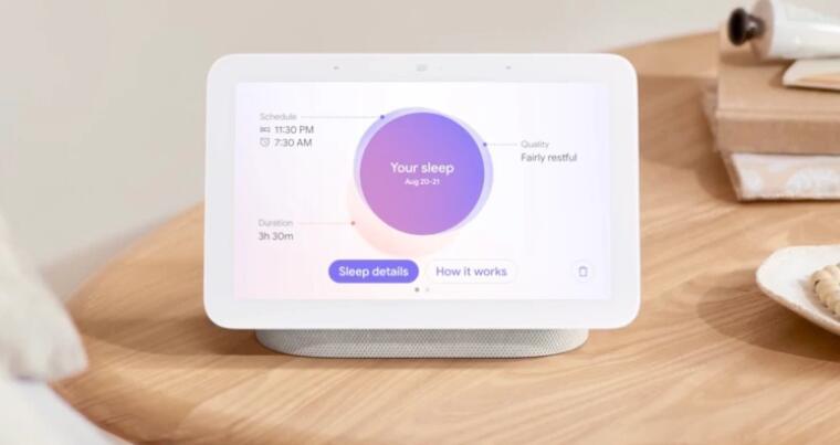 雷达您的睡眠监控全新GoogleHubNest