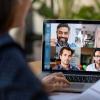 Skype使用自定义背景进行视频通话进行缩放