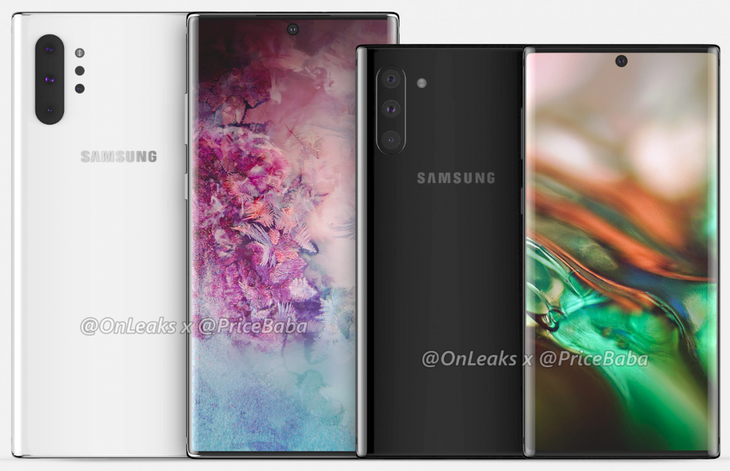 三星Galaxy  Note  10 Pro外观再次确认！全球首款居中挖孔屏