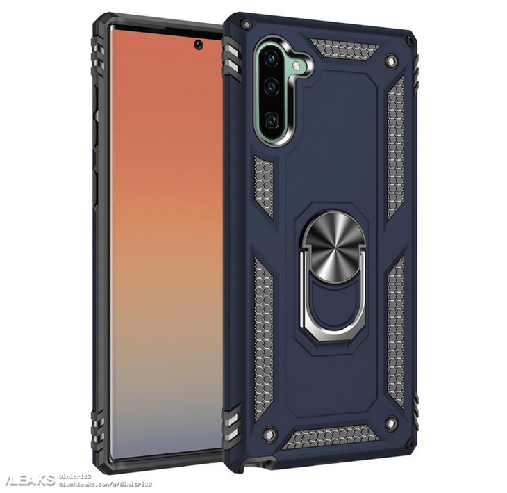三星Galaxy  Note  10 Pro外观再次确认！全球首款居中挖孔屏