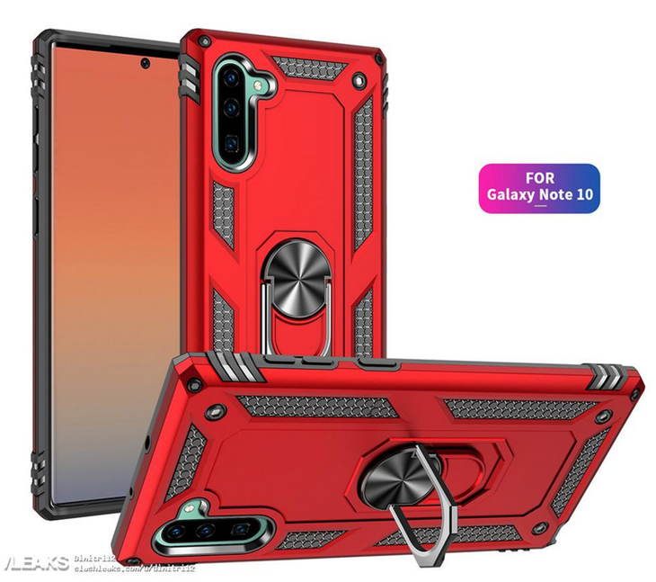 三星Galaxy  Note  10 Pro外观再次确认！全球首款居中挖孔屏