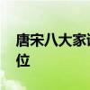 唐宋八大家诗人简介 唐宋八大家分别是哪几位
