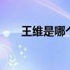 王维是哪个朝代的 王维是什么朝代的