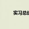 实习总结怎么写 怎么写实习总结