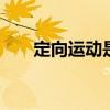定向运动是什么 定向运动是什么意思
