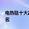电热毯十大品牌排行榜 电热毯品牌前十大排名