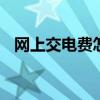 网上交电费怎么交 网上交电费到底怎么交