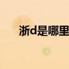 浙d是哪里的车牌 浙d是哪个地方的车