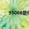 95066是什么电话 95066指什么电话