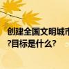创建全国文明城市的主体是谁 创建全国文明城市的主体是谁?目标是什么?