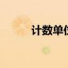 计数单位是什么 什么是计数单位
