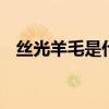 丝光羊毛是什么布料 丝光羊毛是什么面料