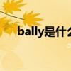 bally是什么品牌 bally到底是什么品牌
