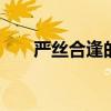 严丝合逢的意思 严丝合逢是什么意思