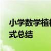 小学数学植树问题公式 小学数学植树问题公式总结