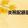 关税配额是什么 关税配额是什么意思 