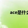ace是什么意思 ace是什么意思英语