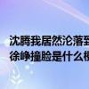 沈腾我居然沦落到和徐峥撞脸怎么回事 沈腾我居然沦落到和徐峥撞脸是什么梗