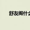 舒友阁什么档次 舒友阁属于什么档次