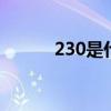 230是什么鞋码 230是多少鞋码