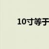 10寸等于多少厘米 10寸是多少厘米
