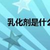 乳化剂是什么东西 食品乳化剂是什么东西