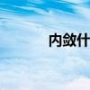 内敛什么意思 内敛是什么意思