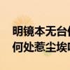 明镜本无台何处惹尘埃什么意思 明镜本无台何处惹尘埃啥意思