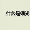 什么是偏光太阳镜  什么是指偏光太阳镜