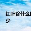 红叶谷什么时候去合适 济南红叶谷门票是多少
