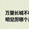 万里长城不明觉厉哪个是成语 万里长城和不明觉厉哪个是成语