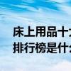 床上用品十大品牌排行榜 床上用品十大品牌排行榜是什么