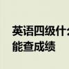 英语四级什么时候出成绩 英语四级什么时候能查成绩