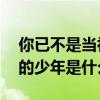 你已不是当初的少年是什么歌 你已不是当初的少年是什么歌曲