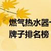 燃气热水器十大品牌排行榜 燃气热水器十大牌子排名榜
