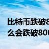 比特币跌破8000美元是怎么回事 比特币为什么会跌破8000美元