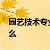 园艺技术专业主要学什么 园林技术专业学什么
