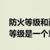 防火等级和耐火等级的区别 防火等级和耐火等级是一个意思吗