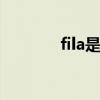 fila是什么牌子 fila什么牌子