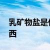 乳矿物盐是什么东西 乳矿物盐到底是什么东西