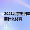 2021北京老旧车淘汰补助标准有多少 北京机动车辆报废需要什么材料