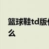 篮球鞋td版什么意思 篮球鞋td版的意思是什么