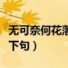 无可奈何花落去下句是什么（无可奈何花落去下句）