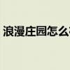 浪漫庄园怎么布置好看（浪漫庄园怎么赚钱）