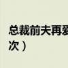 总裁前夫再爱我一次全文（总裁前夫再爱我一次）