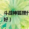 斗战神狐狸什么系最厉害（斗战神狐狸什么系好）