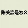 陈美嘉是怎么怀孕的（陈美嘉怀了谁的孩子）