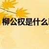 柳公权是什么朝代的（柳公权是什么朝代的）