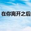 在你离开之后的时光（在你离开之后的天空）