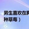 男生喜欢在胸种草莓（男人为什么喜欢在胸口种草莓）
